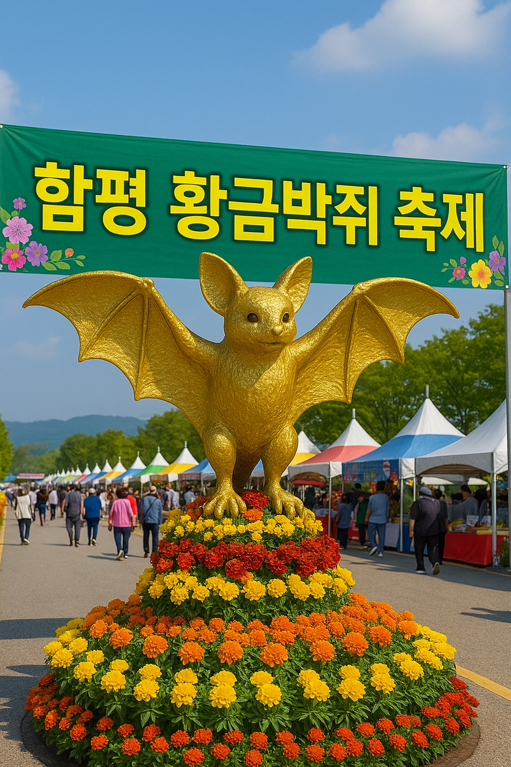 황금박쥐 축제 인생샷 명소