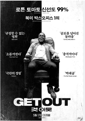 영화 겟아웃 포스터