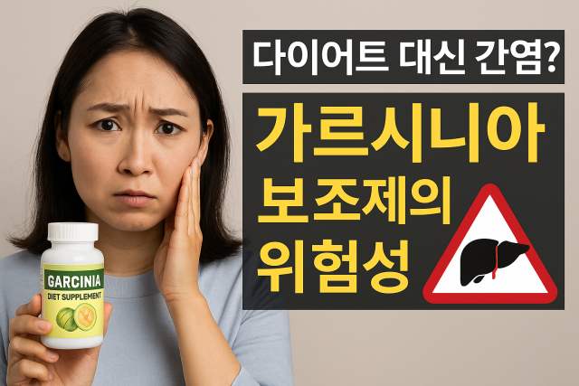 가르시니아 다이어트 보조제와 간 건강 경고 표시
