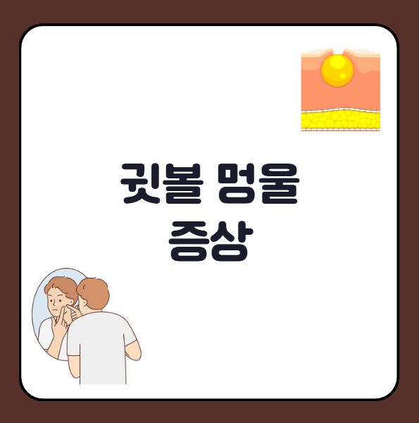 귓볼 멍울 증상