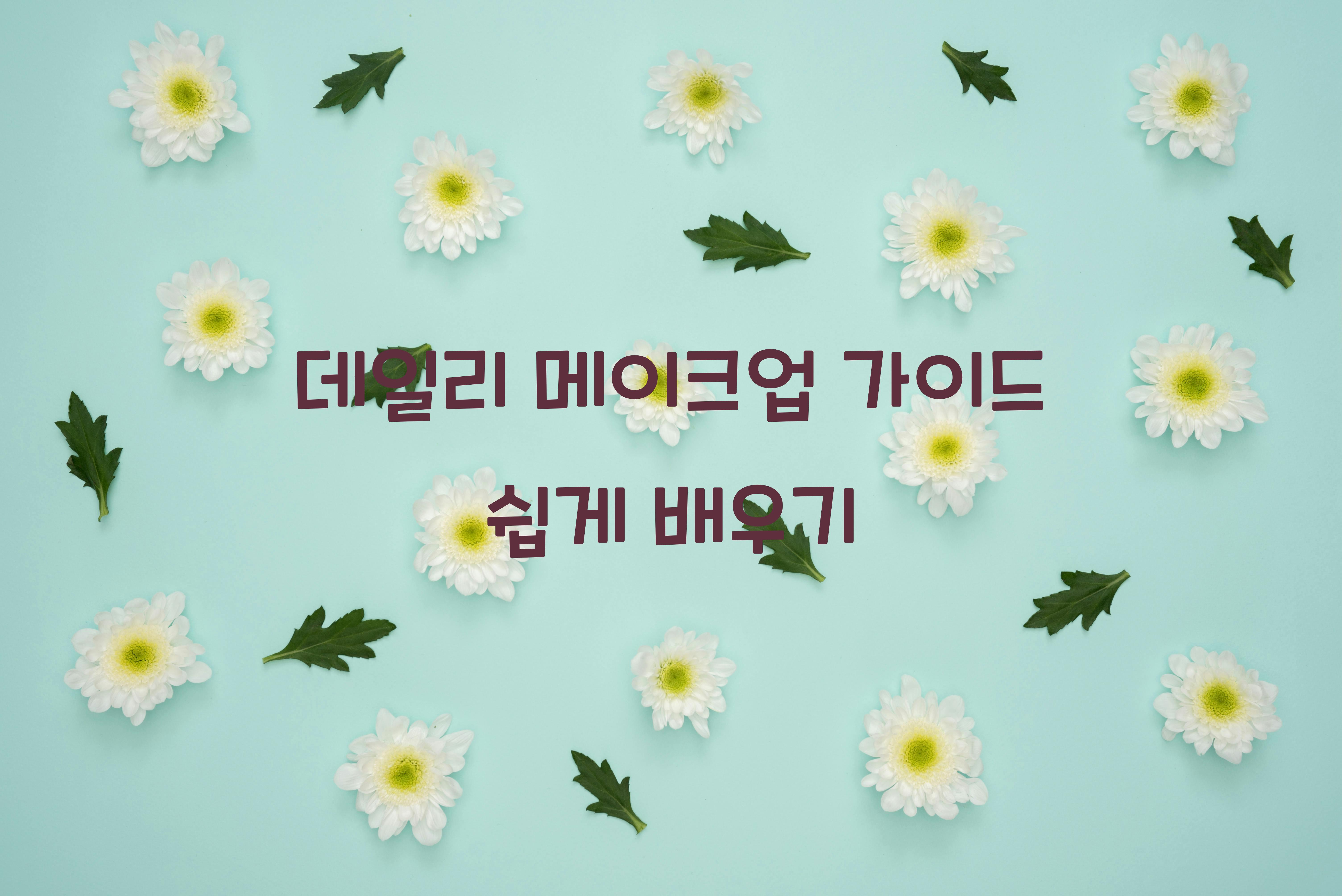 데일리 메이크업 가이드