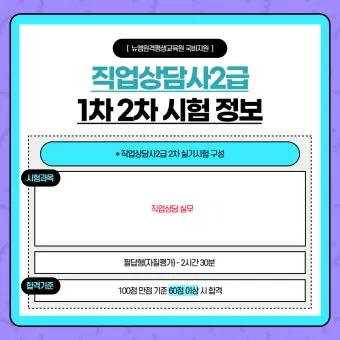 직업상담사 2급 준비전략 필기과목 실기면접 취업처_13