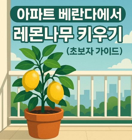 초보자도 가능한 베란다 레몬나무 키우기 사진