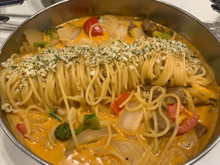 레드크림파스타 사진