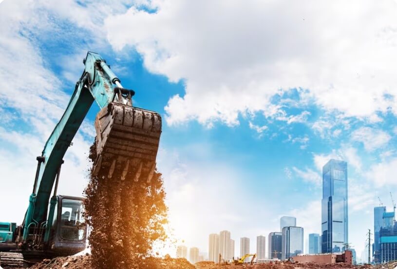 포크레인으로 철거 중인 모습