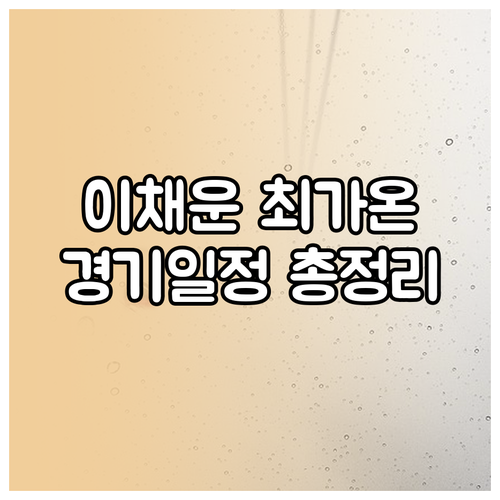 스노보드 빅에어 국가대표 이채운 최가..