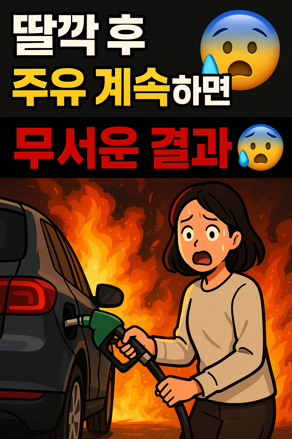 주유기 딸깍