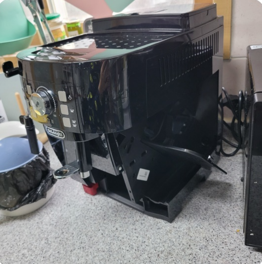 제거 후 기계 상태