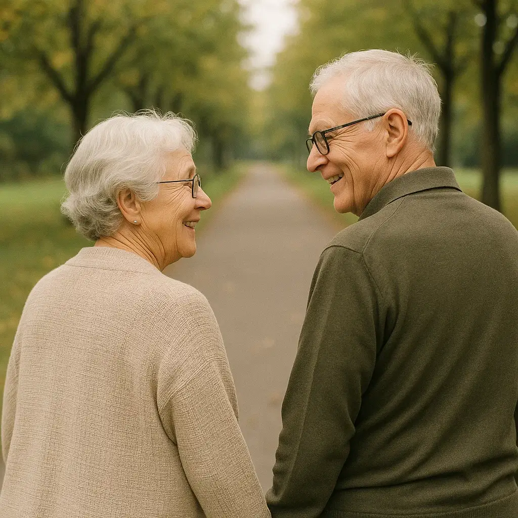 어르신의 구강 상태를 체크하는 의료진