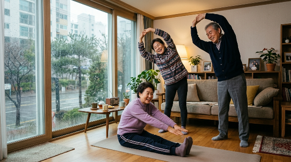 무릎 관절 지키는 실내 운동