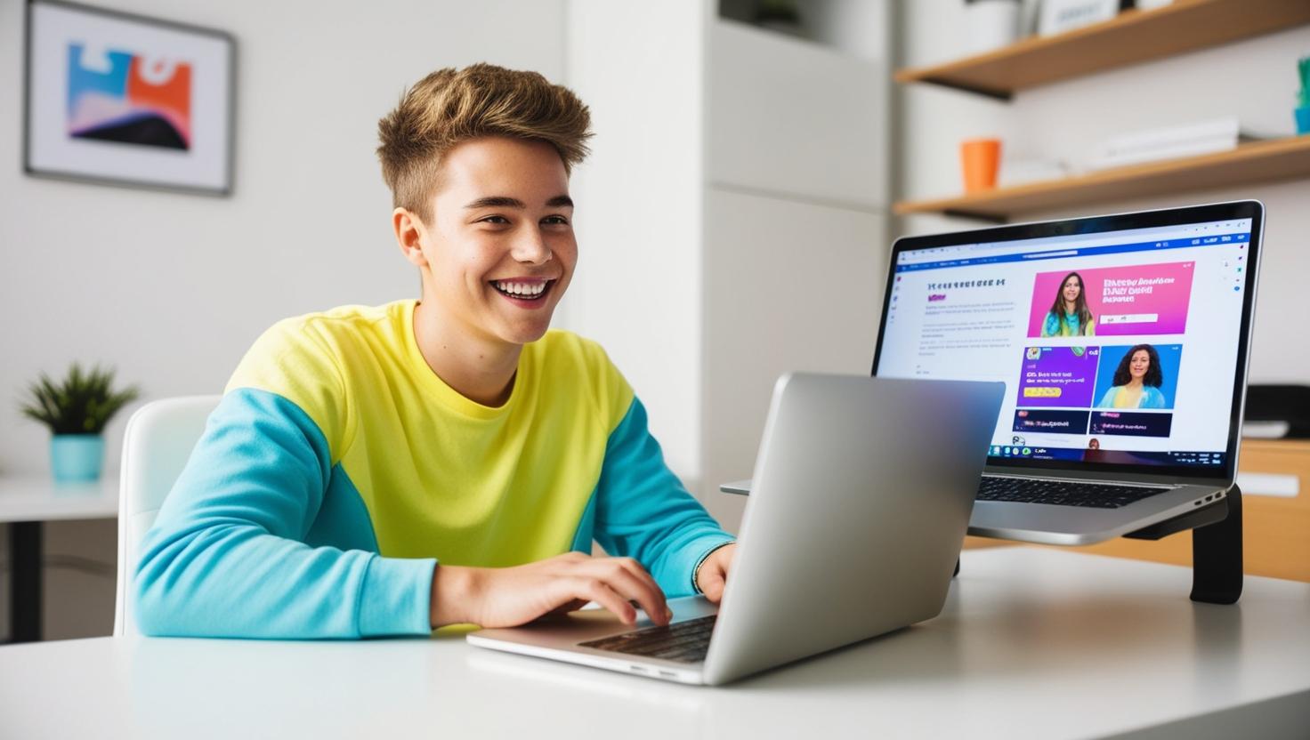 직장인이 온라인 강의를 수강하는 모습