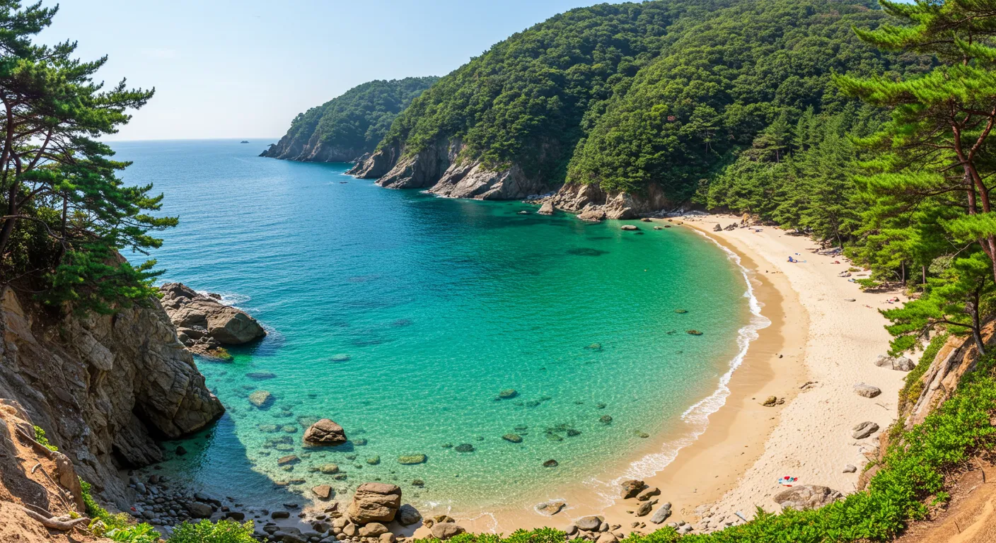 인적드문 계곡이미지