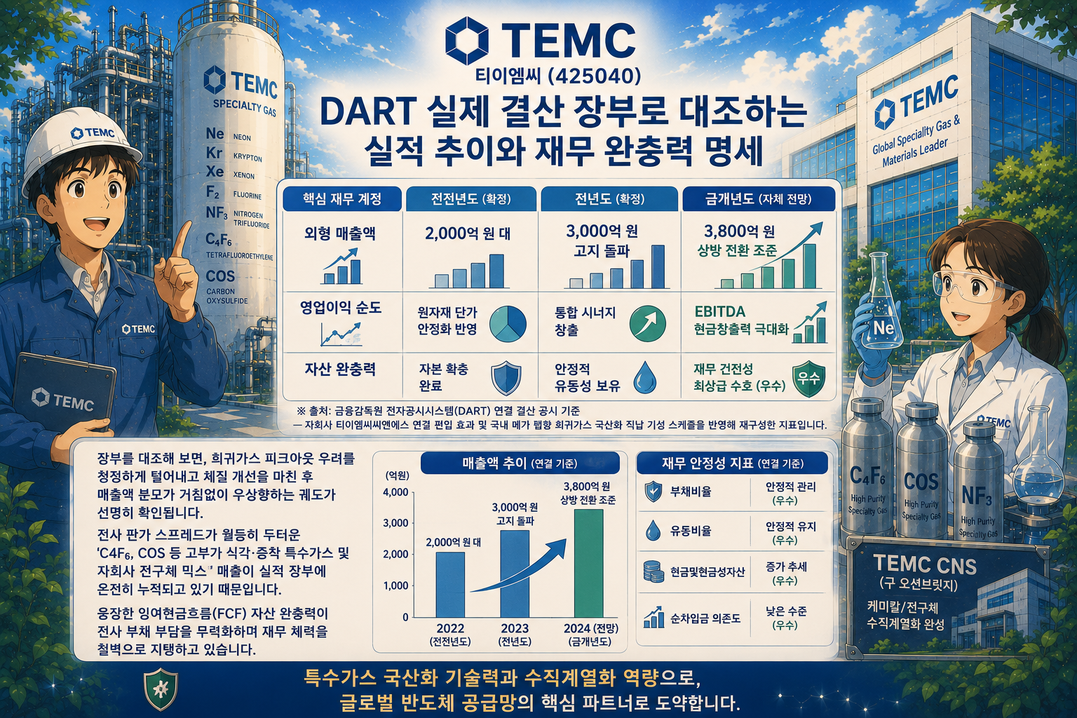 TEMC 기업 실적 및 전망