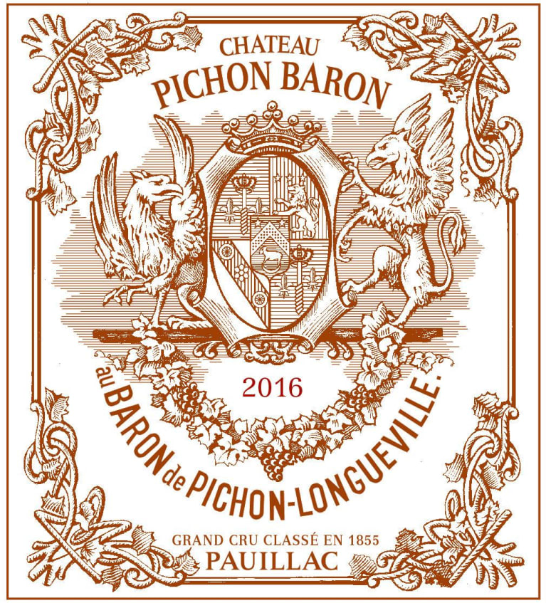 chateau pichon longueville baron label