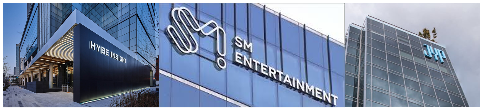 국내 3대 엔터테인먼트사