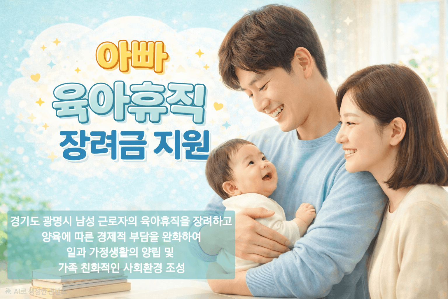 경기도 광명시 아빠 육아휴직 장려금 지원