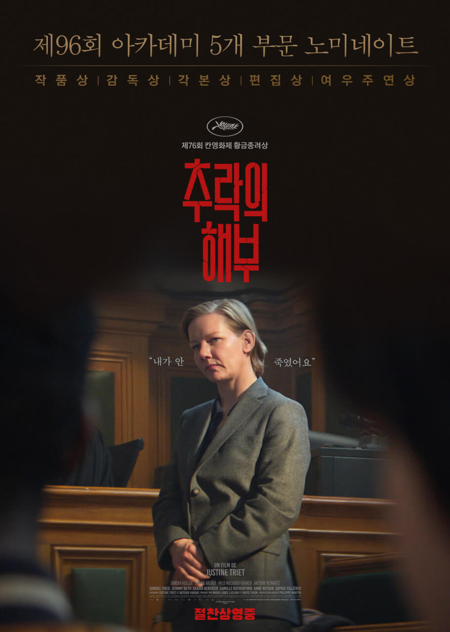 영화 추락의 해부 포스터