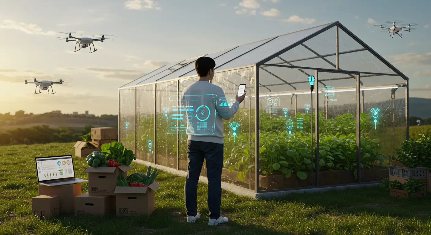 2025년 AI 농업 사이드잡 부업 아이디어 BEST 5 - 월 200만원 수익 가능한 농업 부업 가이드