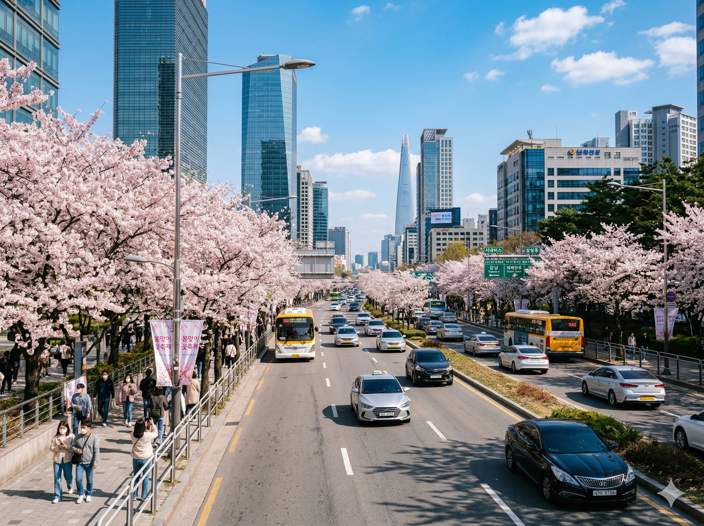 2026년 벚꽃 개화시기 지역별 요약 인포그래픽