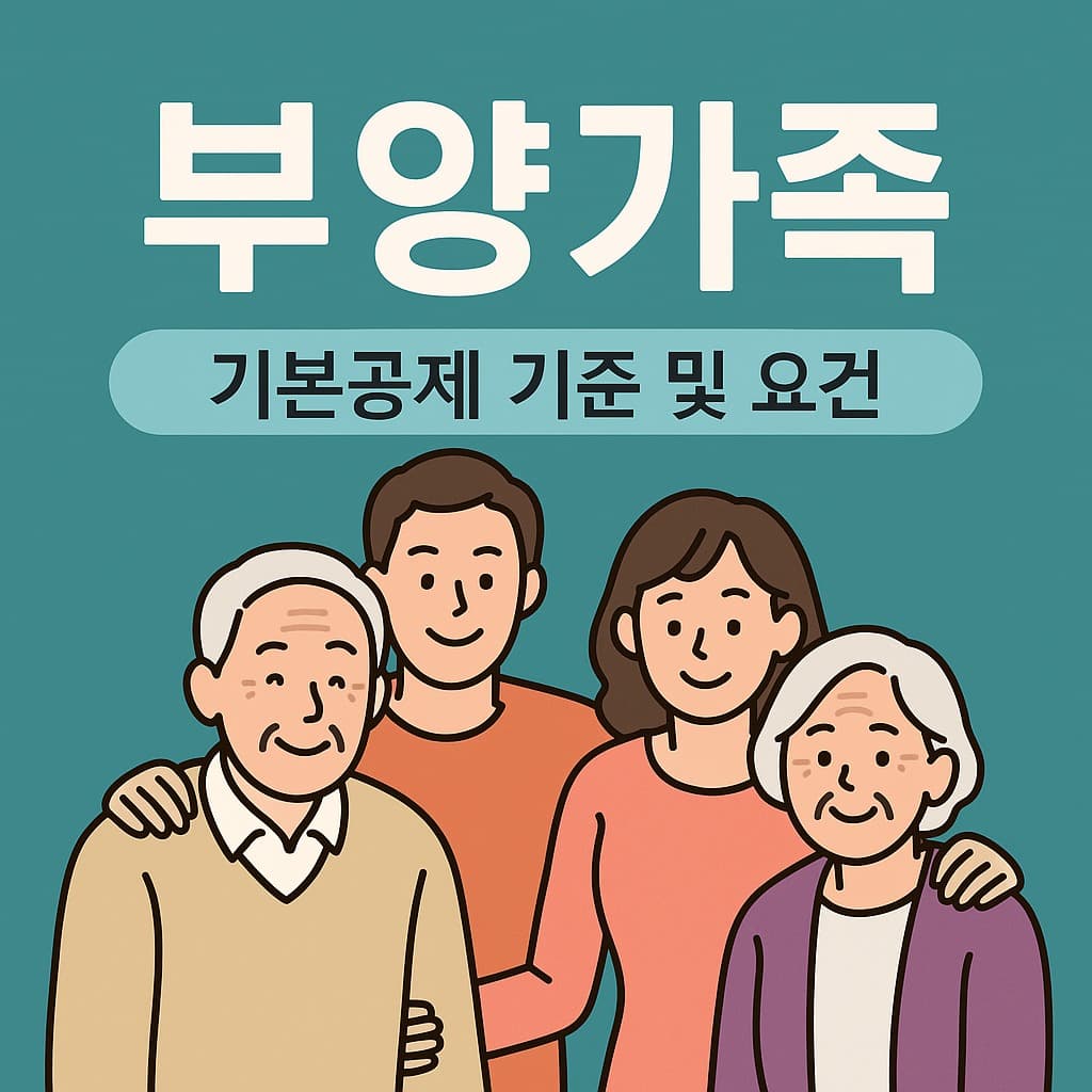 연금 516만원 기준으로 부모님 부양가족 공제 가능 여부를 설명하는 대표 이미지