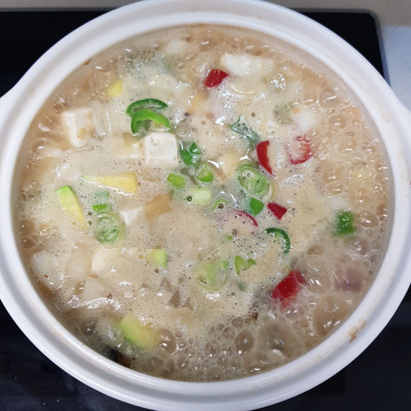 멸치된장찌개레시피
