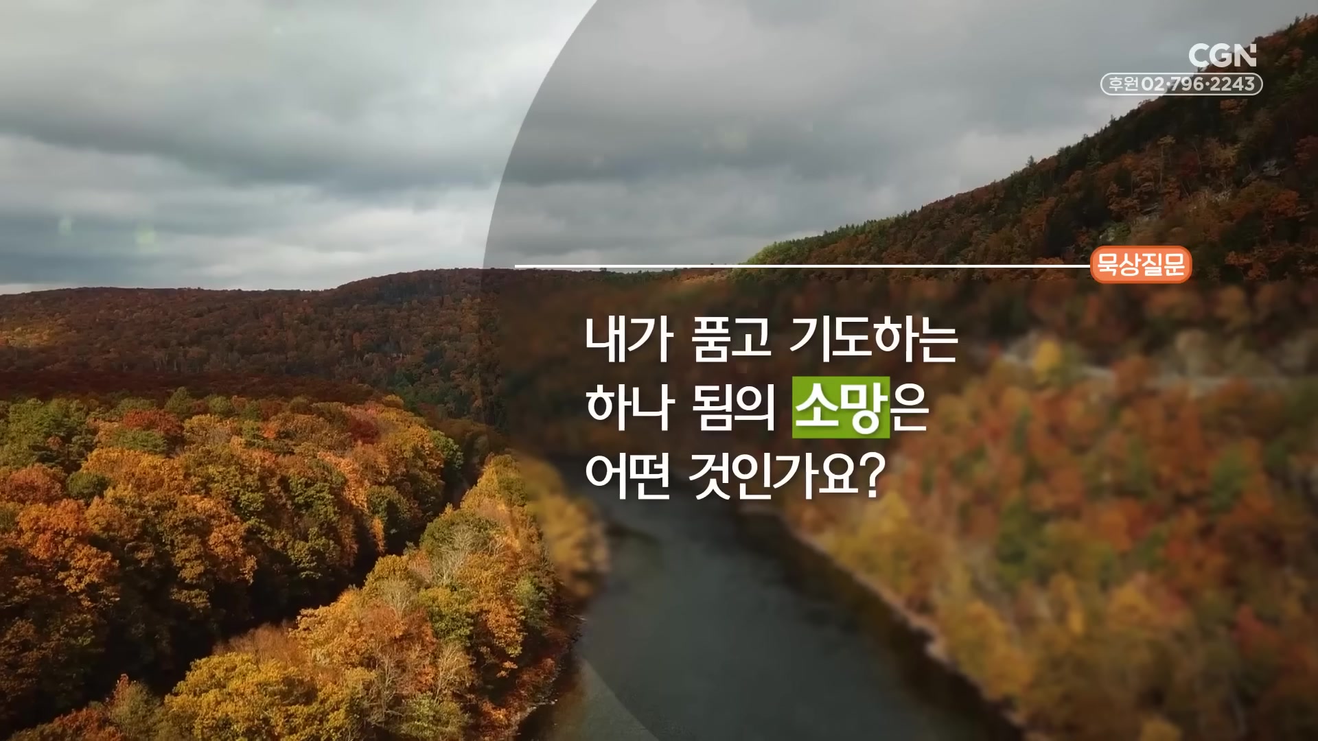 내가 품고 기도하는 하나 됨의 소망은 어떤 것인가요?