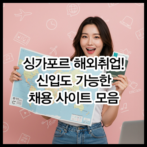 싱가포르 해외취업! 신입도 가능한 채용 사이트 모음