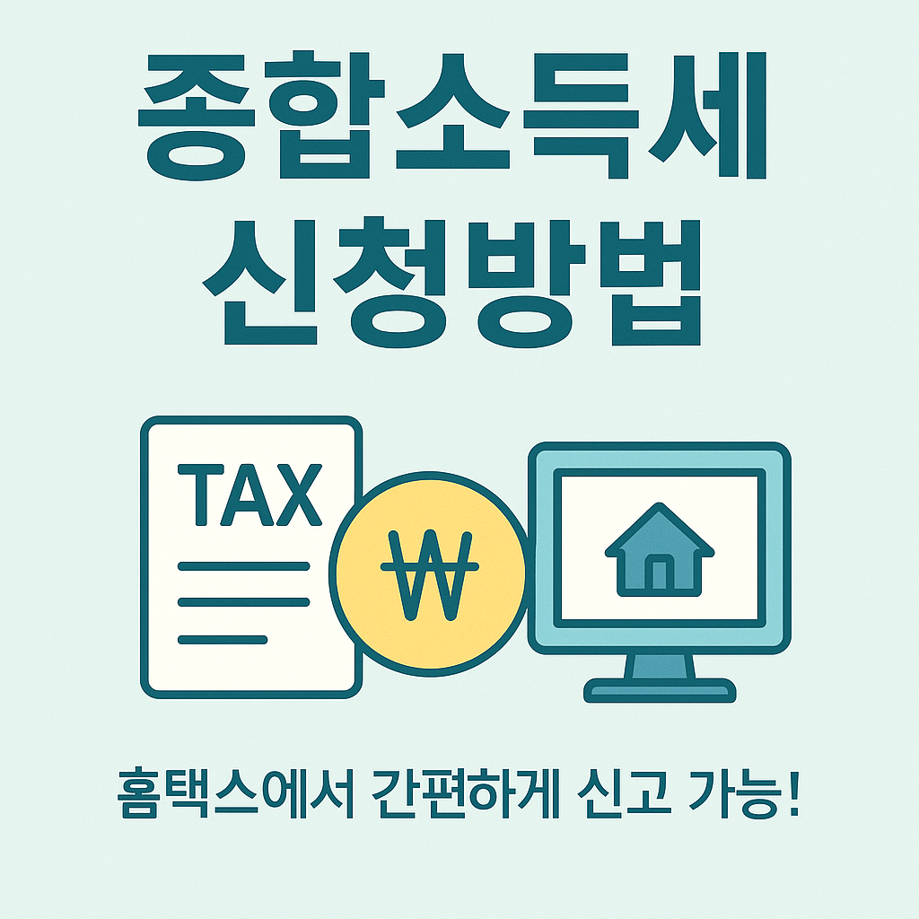 2025년 종합소득세 신고기간 홈택스 신청 방법의 관련사진