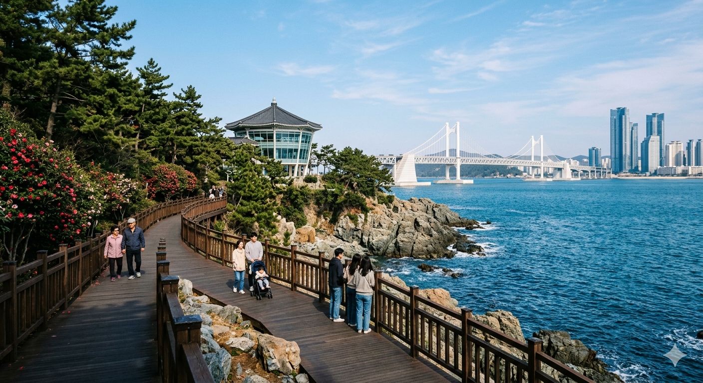 동백섬 해안산책로