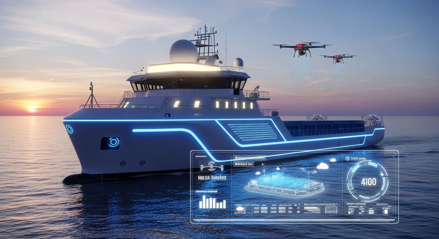 LNG 운반선이 건조되는 조선소 현장