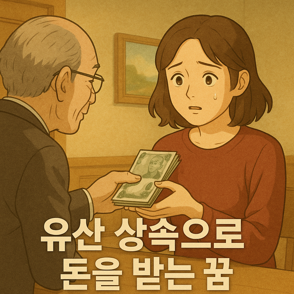 유산 상속으로 돈을 받는 꿈