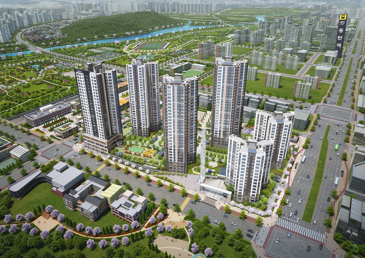 동탄2신도시 동탄역 대방 엘리움 더 시그니처 이미지=공식 홈페이지