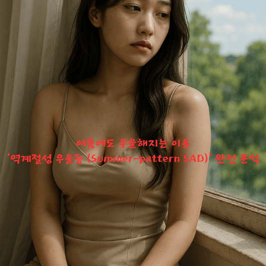 여름형SAD, 여름우울증, 계절성정서장애, 여름계절우울, 역계절성우울증, SummerSAD, 여름불면증, 인지행동치료, 계절성우울, 정서장애