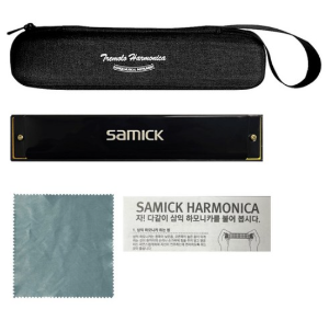 삼익악기 트레몰로 24홀 C키 프리미엄 하모니카 + EVA 하드 케이스 세트 STH-H24E
