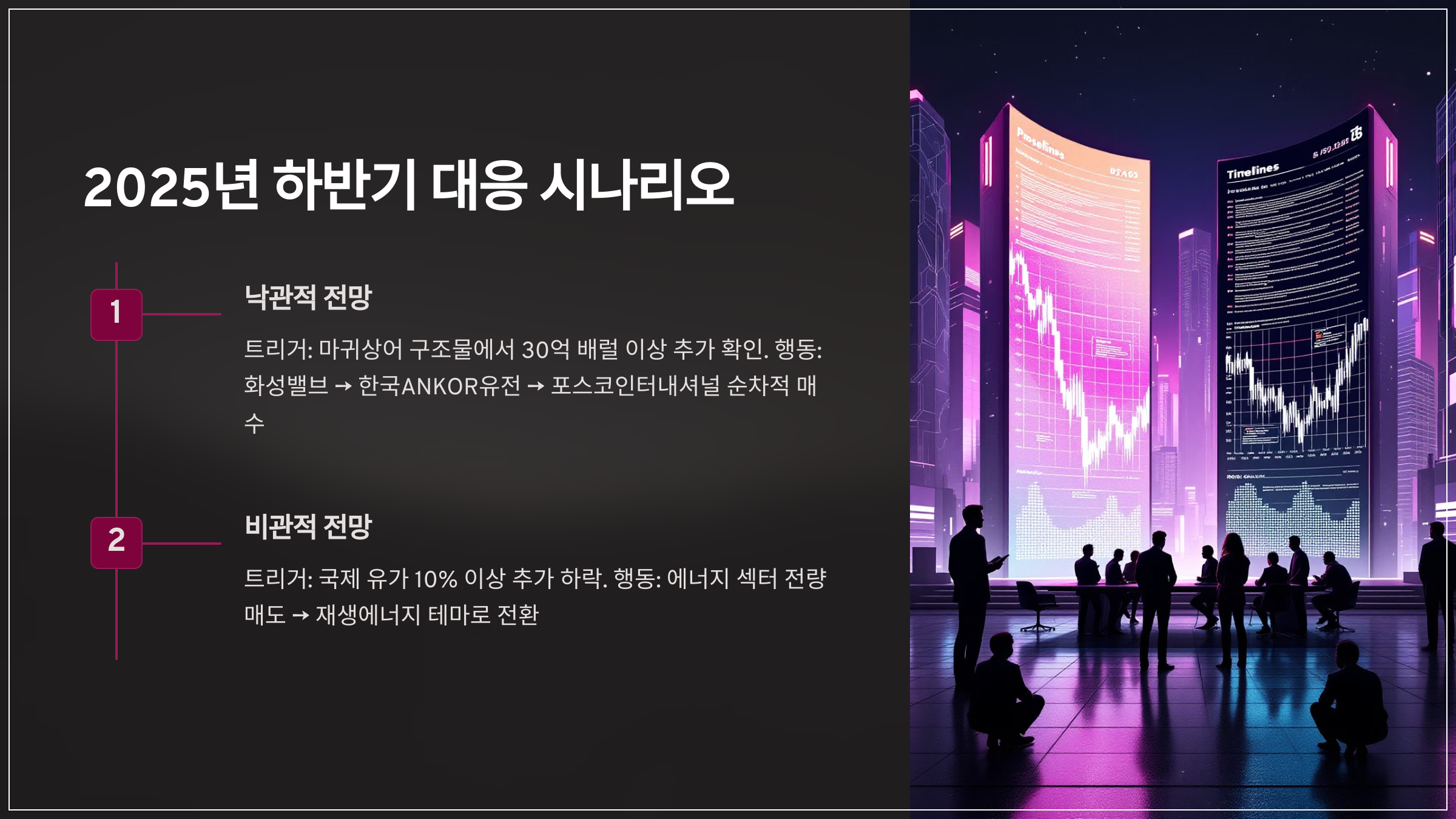 2025년 하반기 대응 시나리오