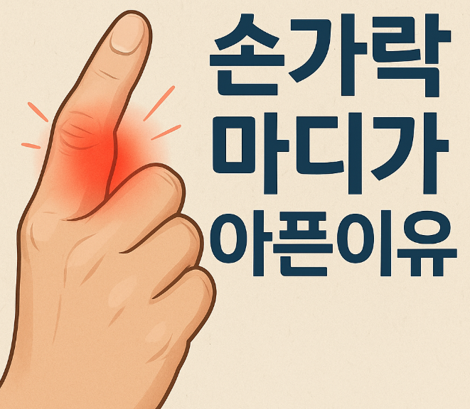 손가락 마디가 아픈이유 바로보기