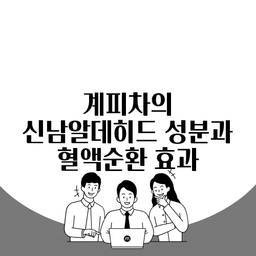계피차의 신남알데히드 성분과 혈액순환 효과