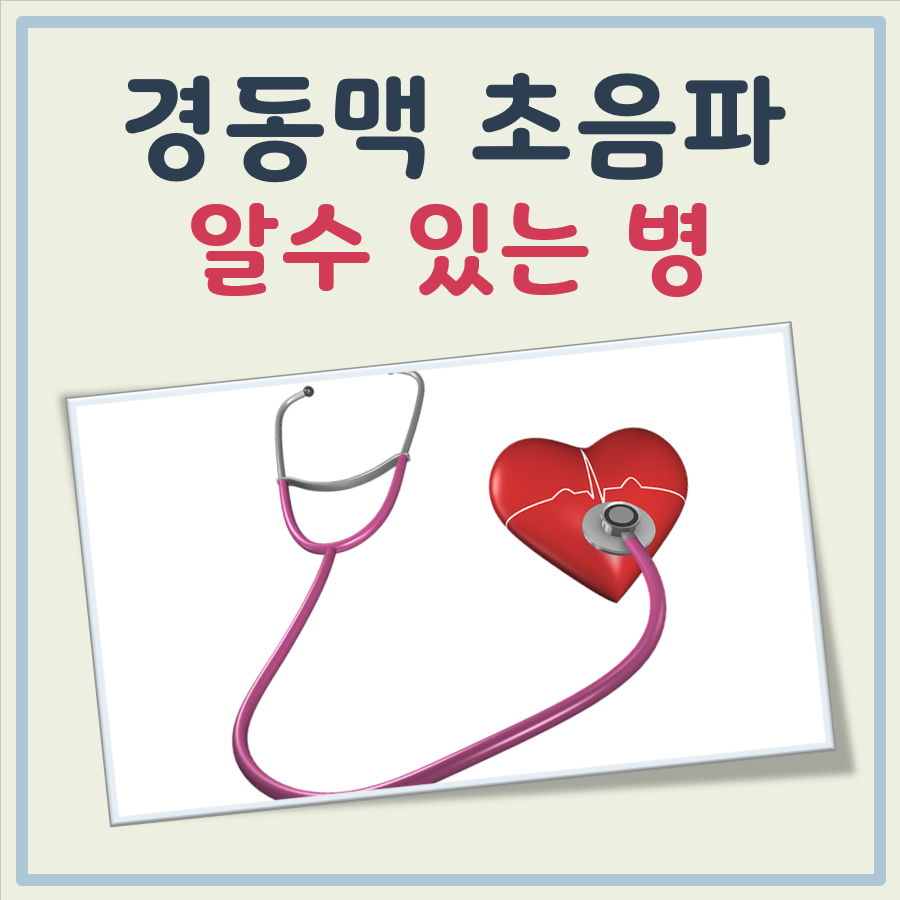 경동맥 초음파 검사로 알수있는병, 하는 이유 대표 이미지