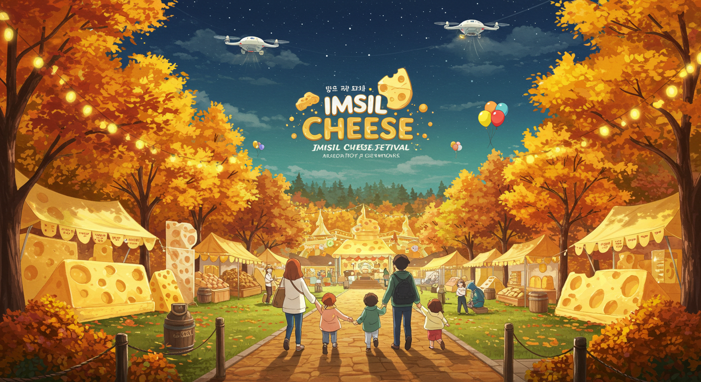 가족이 임실치즈테마파크에서 즐겁게 축제를 즐기는 썸네일