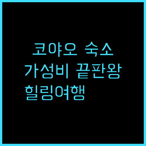 아나타야 홀리데이 홈 추천 후기 가성..