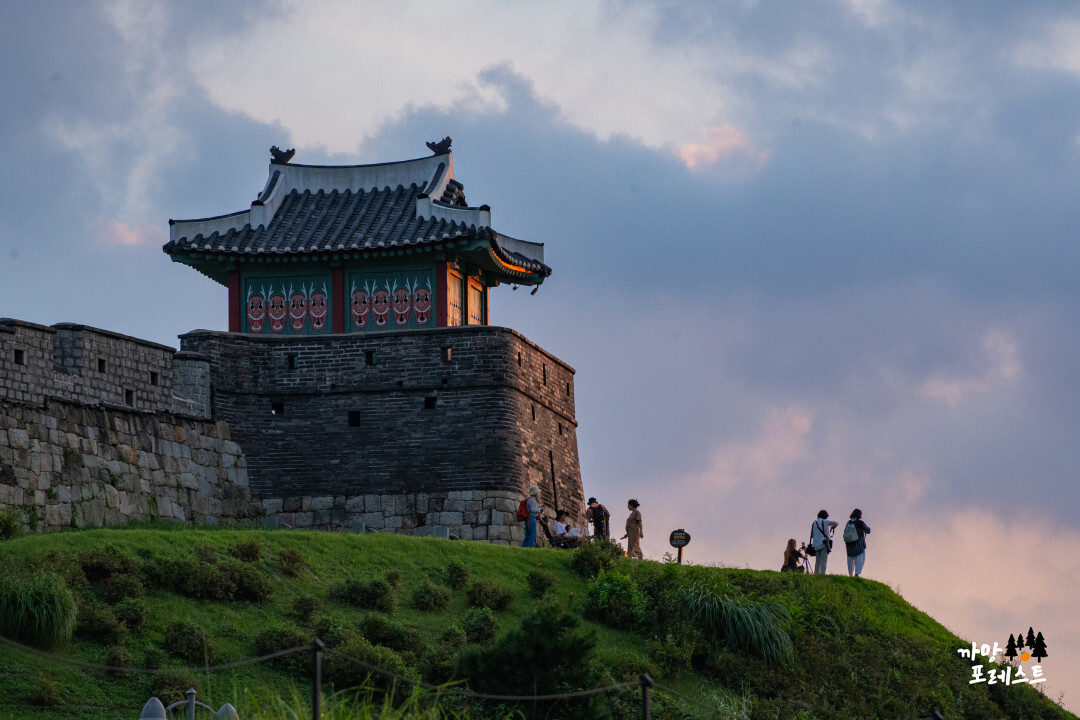 수원 동북포루 일몰