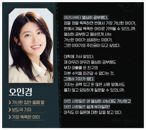 등장인물 오인경