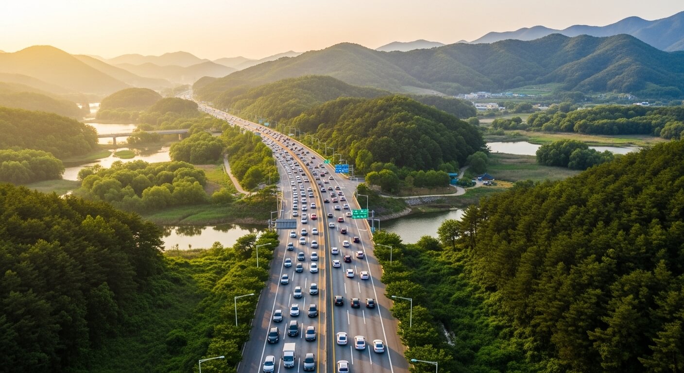 여름 휴가 고속도로 정체