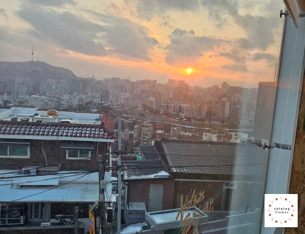 카페낙타-전망대 사진-일몰