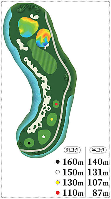 클럽72CC 클래식 코스 14번 홀
