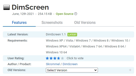 DimScreen