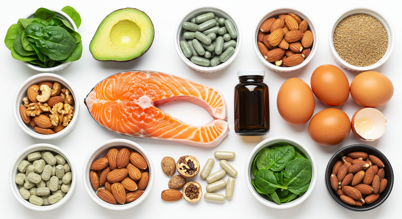 비타민b군, 오메가3, 코엔자임 사진