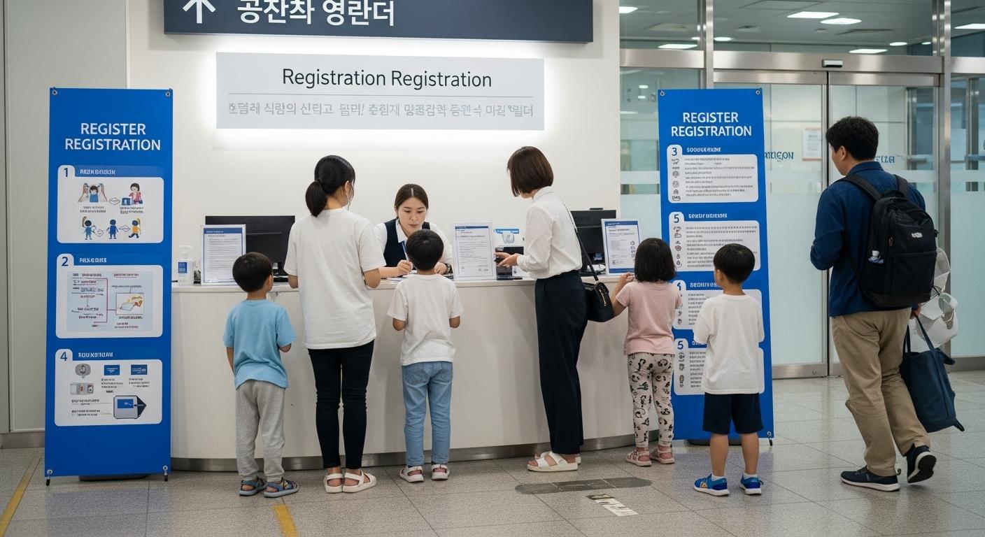 인천공항 주차장 다자녀등록