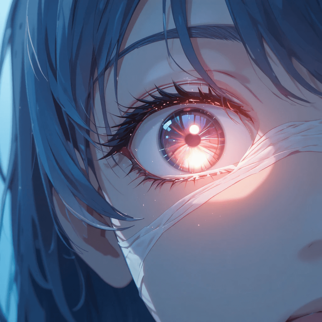 눈을 다치고 빛이 들어오는 꿈에 대한 이미지