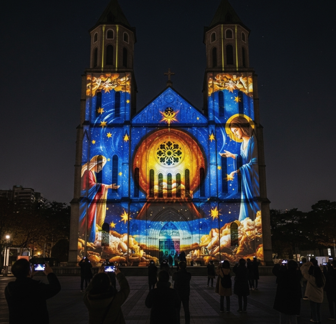 예술과 기술의 융합: 명동대성당 미디어파사드